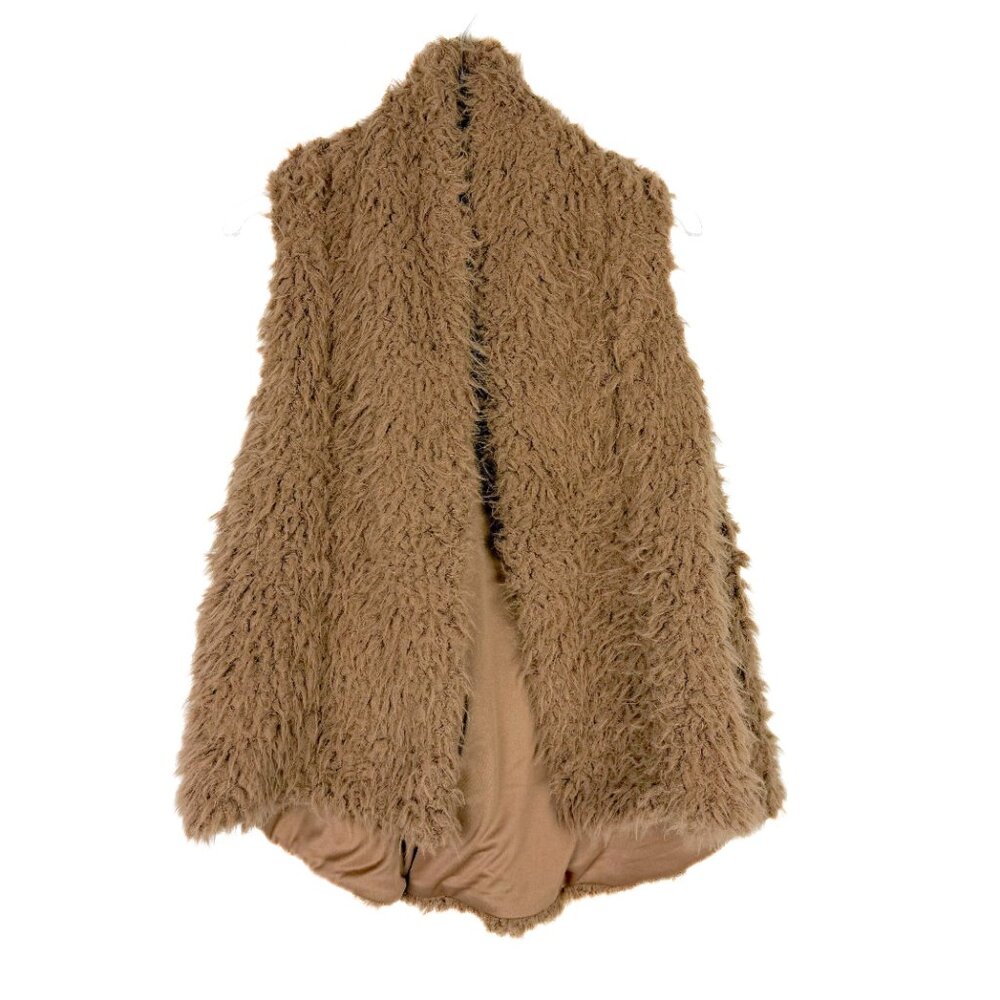 NWT Altar'd State Faux Fur Fluffy Vest Open Front Sleeveless Size Small S NEW